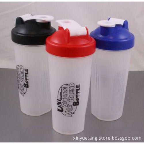 Protein Shaker Bottle with Plastic or 304 Stainless Steel Mixing Ball